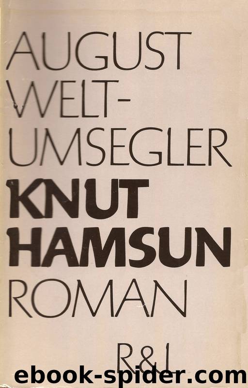 August Weltumsegler by Knut Hamsun