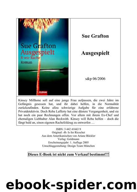 Ausgespielt by Sue Grafton