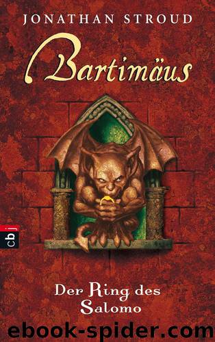 Bartimäus 4 - Der Ring des Salomo by Stroud Jonathan