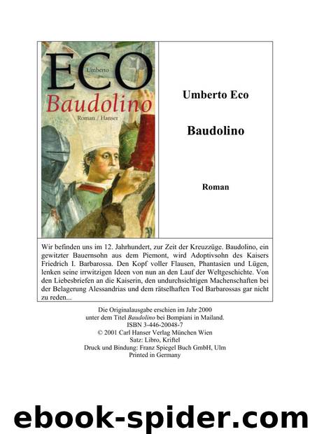 Baudolino by Umberto Eco