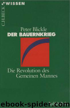 Beck Wissen - Blickle, Peter by Der Bauernkrieg