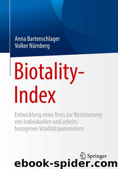 Biotality-Index by Anna Bartenschlager & Volker Nürnberg