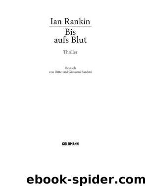 Bis Aufs Blut by Ian Rankin