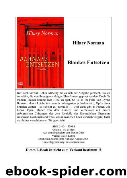 Blankes Entsetzen by Hilary Norman