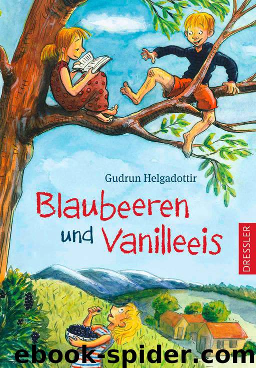 Blaubeeren und Vanilleeis by Gudrun Helgadottir