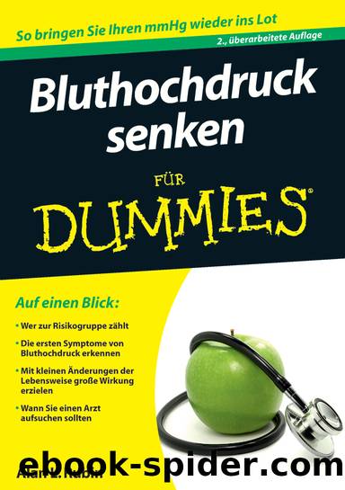 Bluthochdruck senken für Dummies by Rubin Alan L