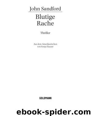 Blutige Rache by John Sandford