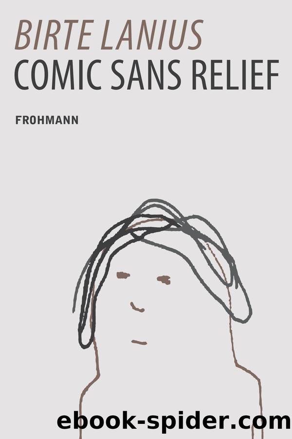 Comic Sans Relief by Birte Lanius