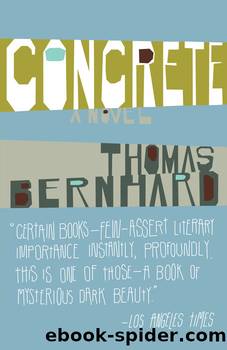 Concrete by Thomas Bernhard