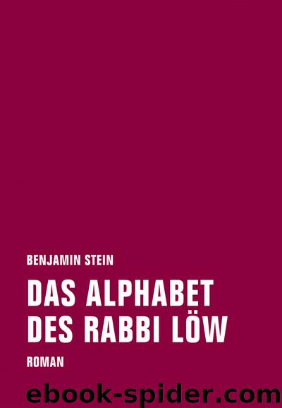 Das Alphabet des Rabbi Löw - [Roman] by Verbrecher Verlag