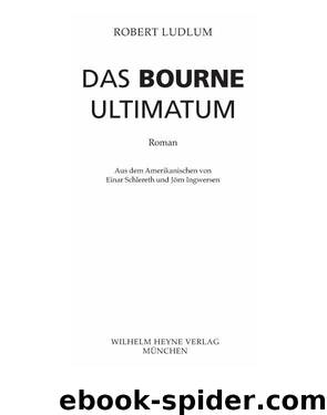 Das Bourne Ultimatum by Robert Ludlum