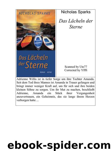 Das Laecheln der Sterne by Nicholas Sparks