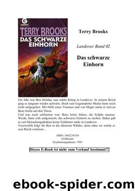 Das Schwarze Einhorn: Fantasy-Roman by Brooks Terry