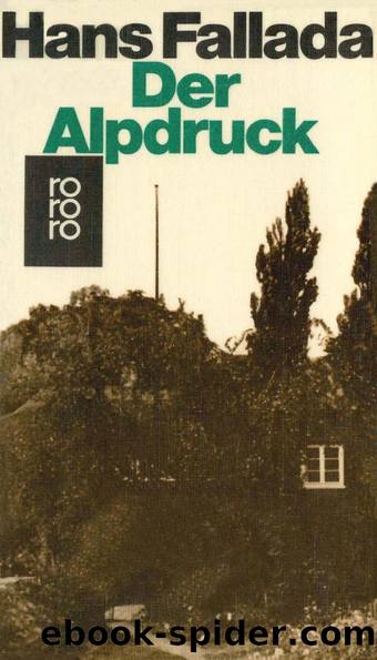 Der Alpdruck by Hans Fallada