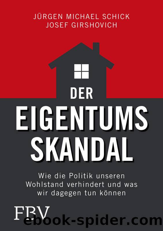 Der Eigentumsskandal - Wie die Politik Wohlstand verhindert und was wir dagegen tun koennen by Juergen Michael Schick Josef Girshovich & Josef Girshovich