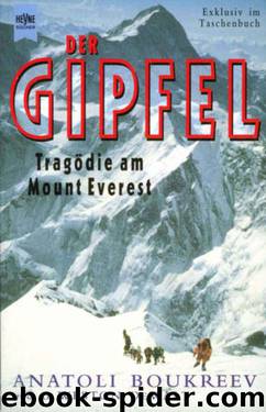 Der Gipfel by Anatoli Boukreev & G. Weston DeWalt