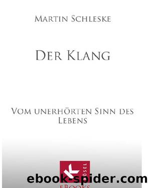 Der Klang by Schleske Martin