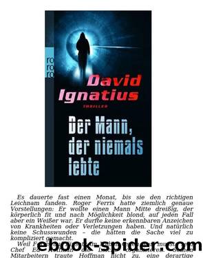 Der Mann, der niemals lebte by Ignatius David