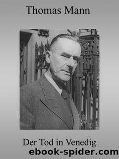 Der Tod in Venedig by Thomas Mann