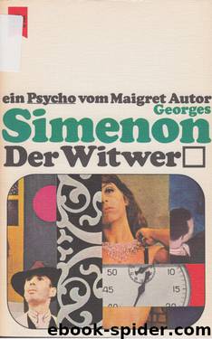 Der Witwer by Simenon Georges