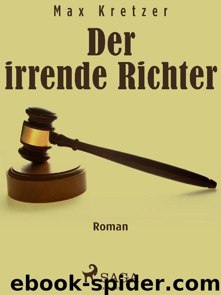 Der irrende Richter by Max Kretzer