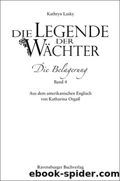 Die Belagerung by Kathryn Lasky