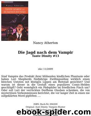 Die Jagd nach dem Vampir by Nancy Atherton