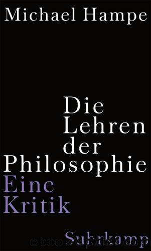 Die Lehren der Philosophie by Hampe Michael