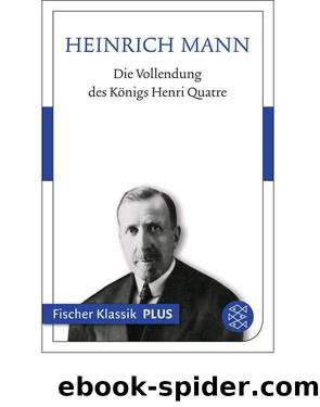 Die Vollendung des Koenigs Henri Quatre by Heinrich Mann