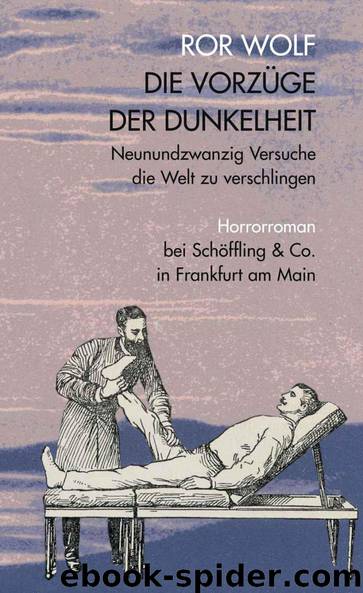 Die Vorzüge der Dunkelheit: Neunundzwanzig Versuche die Welt zu verschlingen. Horrorroman. (German Edition) by Wolf Ror