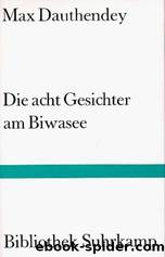 Die acht Gesichter am Biwasee : Japanische Liebesgeschichten by Max Dauthendey