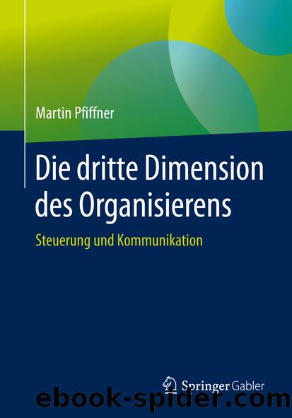 Die dritte Dimension des Organisierens by Martin Pfiffner