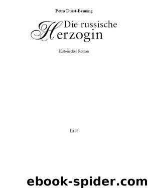 Die russische Herzogin by Durst-Benning Petra