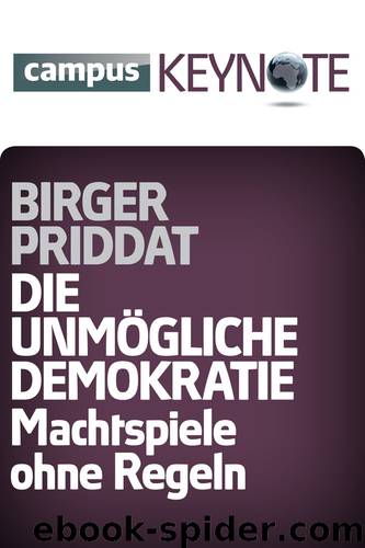 Die unmögliche Demokratie by Priddat Birger