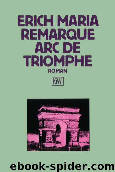 E.M. Remarque by Arc de Triomphe