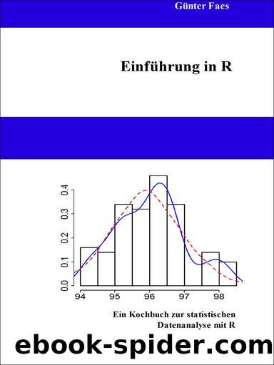 Einführung in R by Günter Faes