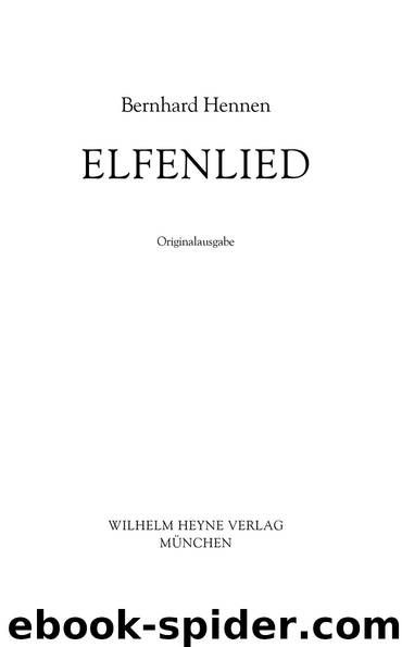 Elfenlied by Hennen Bernhard