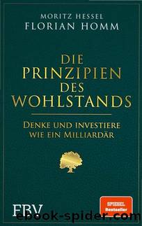 Florian Homm by Die Prinzipien des Wohlstands