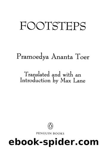 Footsteps by Pramoedya Ananta Toer