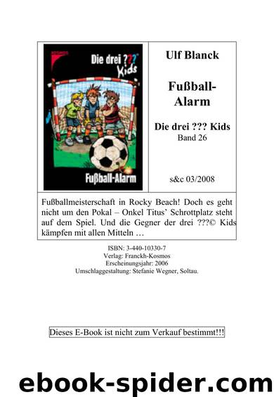 Fußball-Alarm by Ulf Blanck