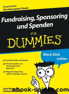 Fundraising für Dummies by Mutz John