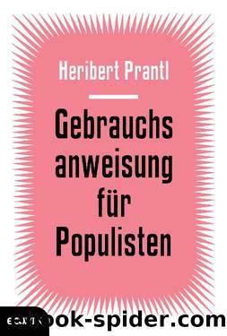 Gebrauchsanweisung für Populisten by Heribert Prantl