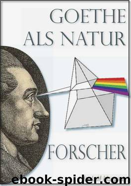 Goethe als Naturforscher by Rudolf Magnus