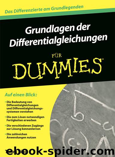 Grundlagen der Differenzialgleichungen fur Dummies by Sigg Timm