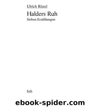 Halders Ruh by Ulrich Ritzel