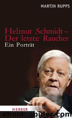 Helmut Schmidt – Der letzte Raucher by Martin Rupps