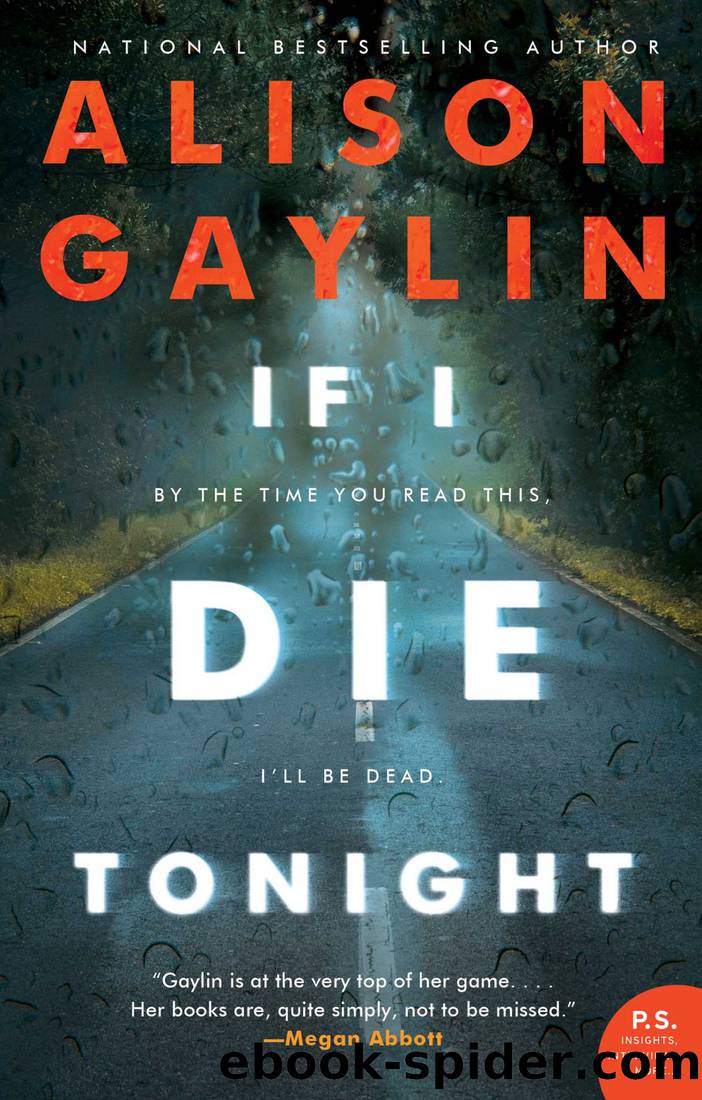 If I Die Tonight by Alison Gaylin