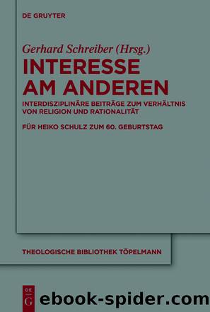 Interesse am Anderen by Gerhard Schreiber