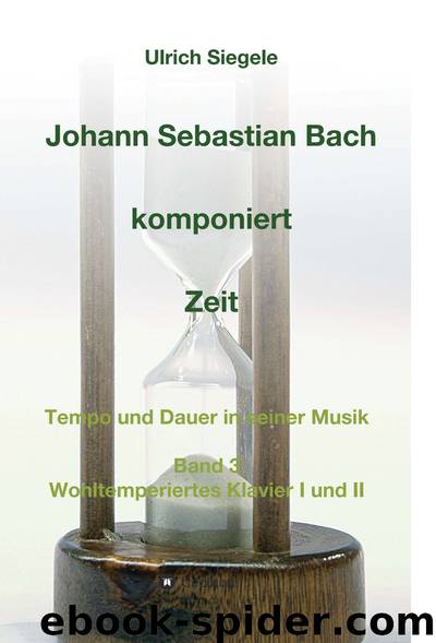 Johann Sebastian Bach komponiert Zeit by Siegele Ulrich;