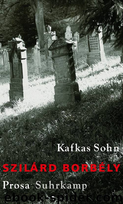 Kafkas Sohn by Szilárd Borbély